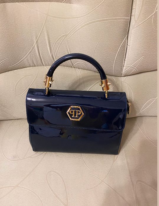 Сумка лакированная PHILIPP PLEIN