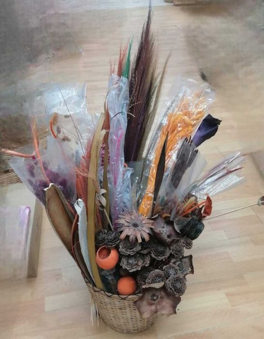 Сухи цветя за аранжировки