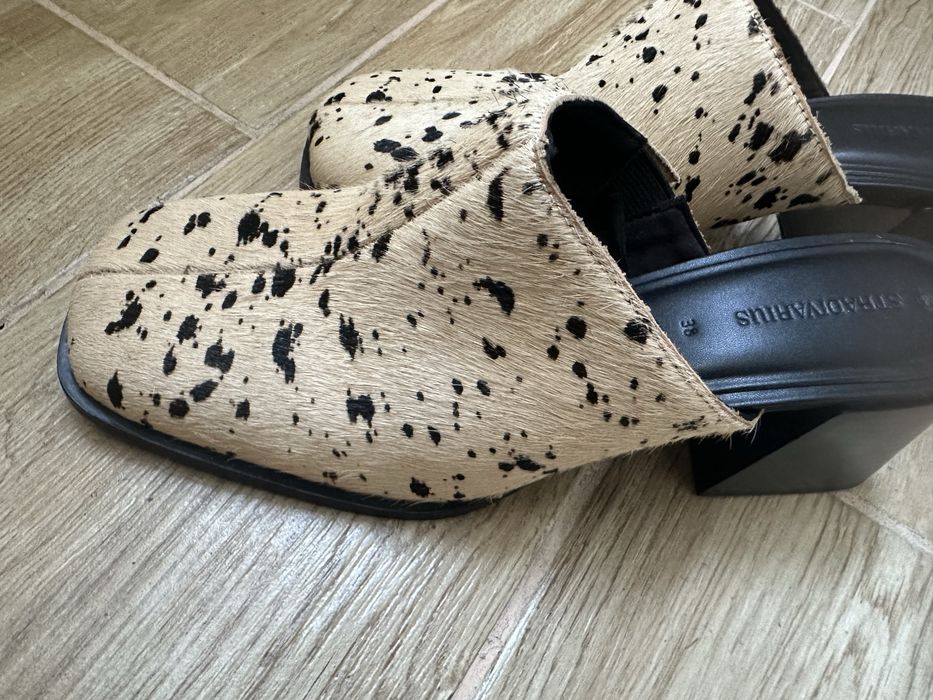 Saboți Stradivarius piele mărimea 38