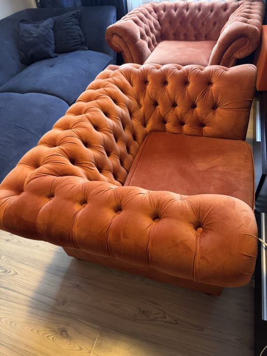 Set canapea + 2 fotolii Chesterfied