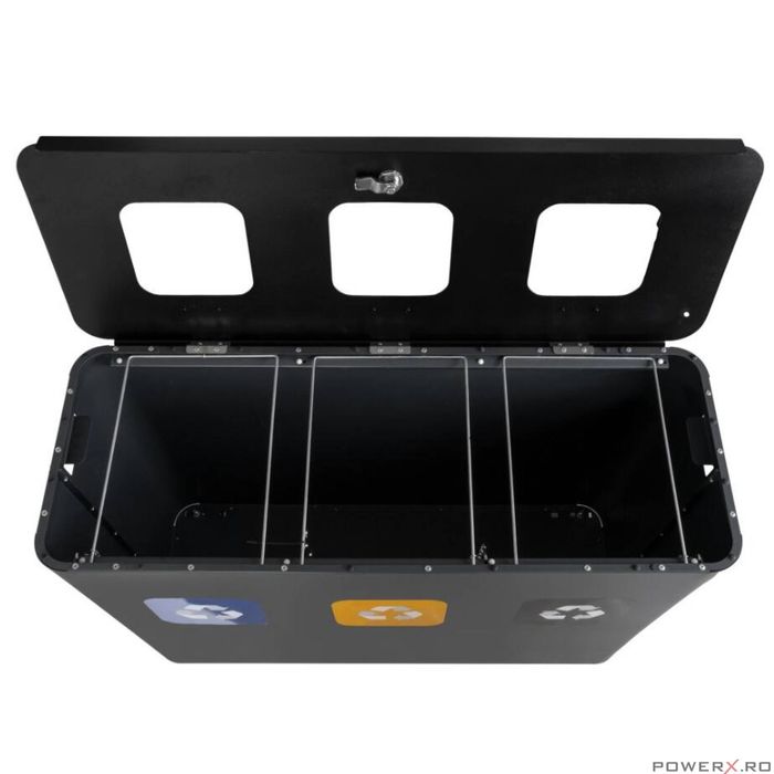 Cos de gunoi pentru colectare selectiva, hartie, plastic, deseuri