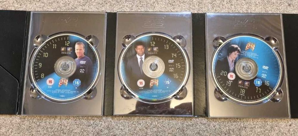 24 COMPLETE SEASON 2 BOX SET DVD без български субтитри цена 10€