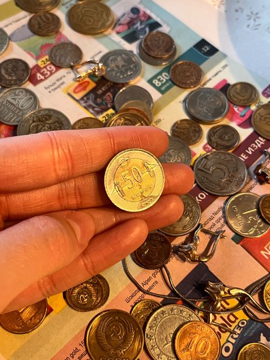 Старые монеты, разных годов