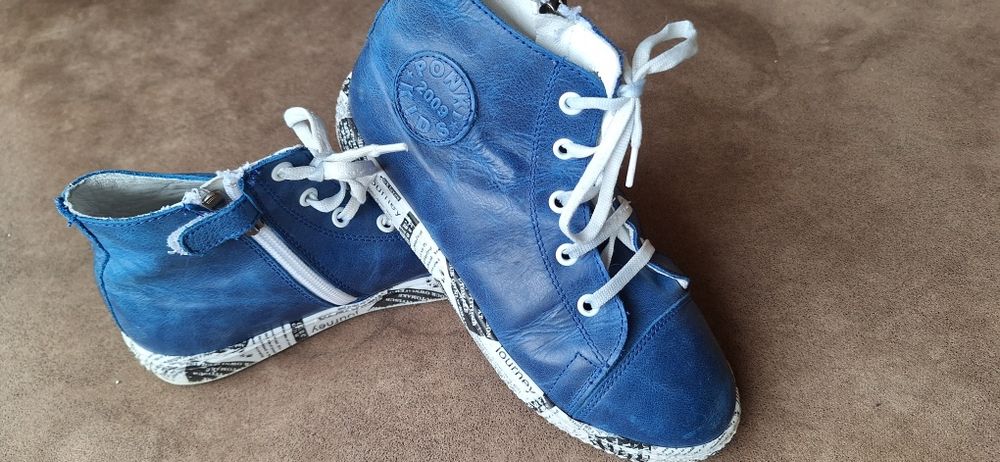 Естествена кожа сникърси Ponki 35 номер момиче/ момче/