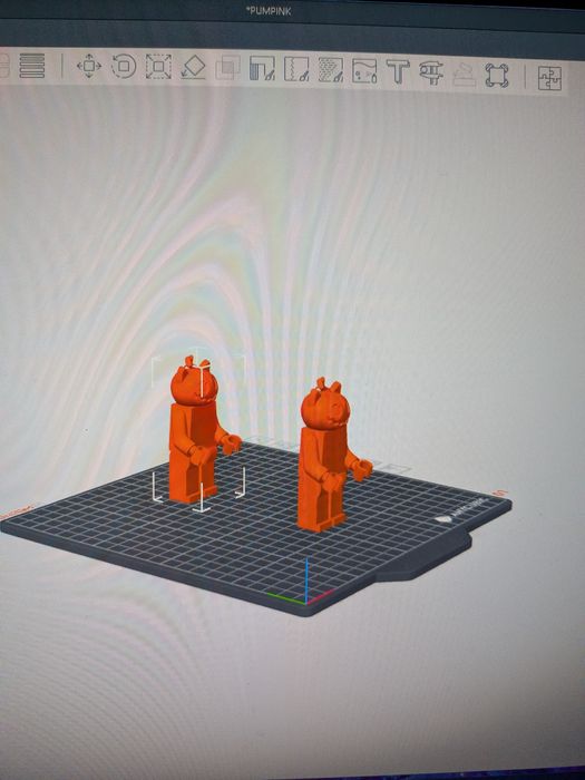 Breloc LEGO Halloween 3D Printat – Dovleac Pumpkin Cat