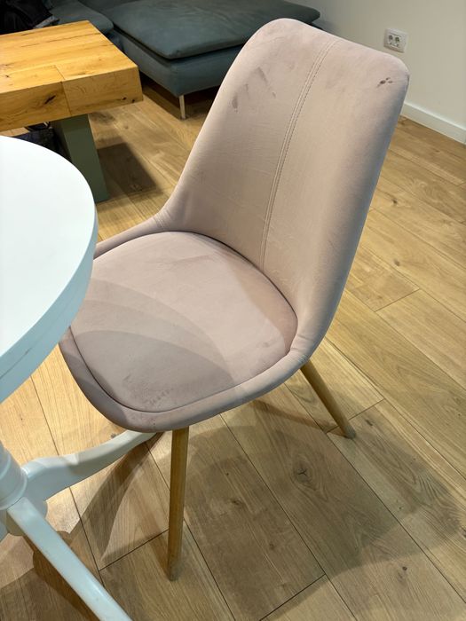 Scaun Jysk Kastrup Catifea Roz Deschis