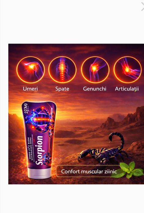 Angro  6  buc Crema extract cu venin de scorpion.
