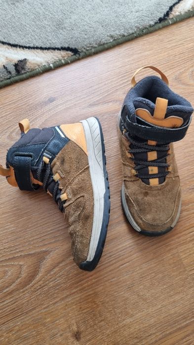 QUECHUA Детски непромокаеми обувки, КОЖЕНИ, за преходи SH500, № 30