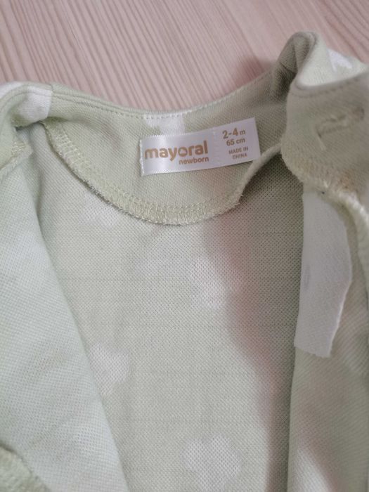 Bluzița + body + fustița plisata 2-4 luni Mayoral