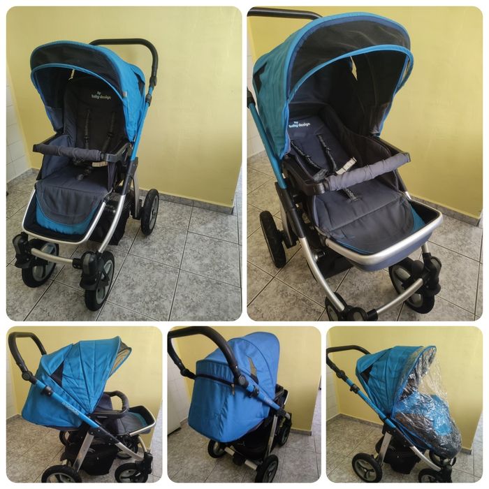 Бебешка количка 3 в 1 Baby Design Lupo