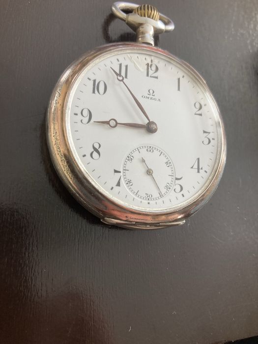 Оригинален  швейцарски джобен часовник Omega