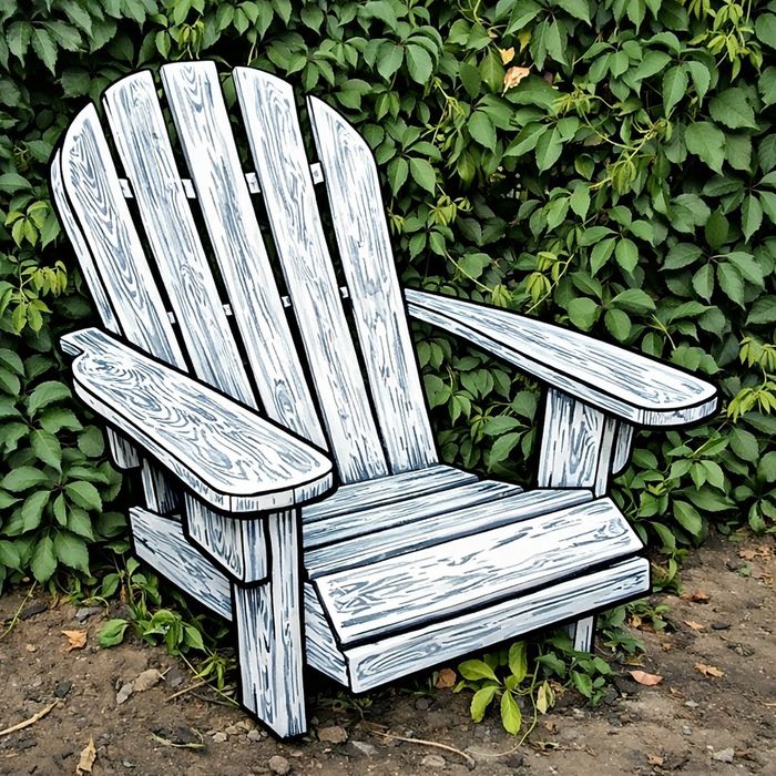"Адирондак" кресло садовое