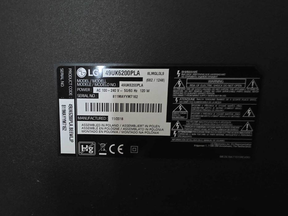 Televizor LG 49UK6200PLA