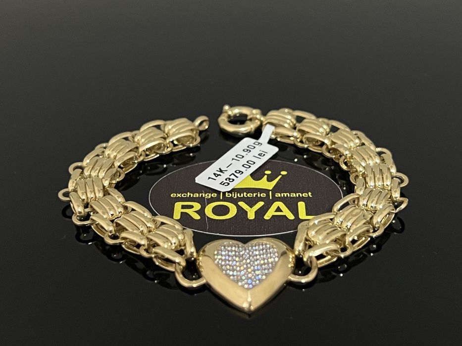 Bijuteria Royal CB : Bratara dama aur 14k 10,90gr