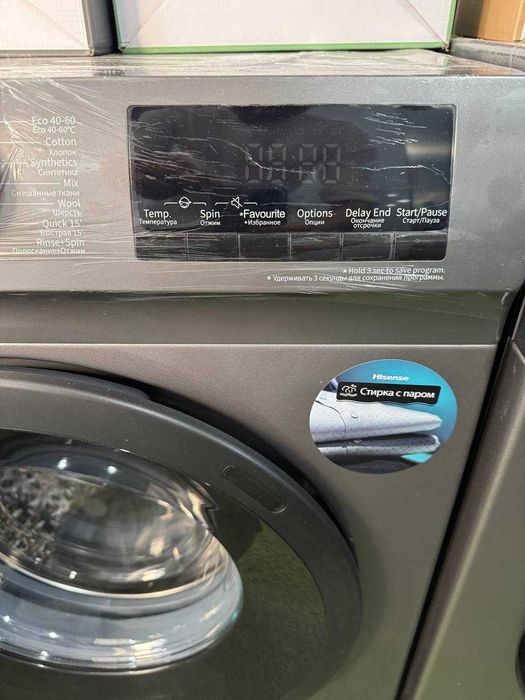 Стиральная машина Hisense 6 кг WFQP6012EVMT Inverter Steam