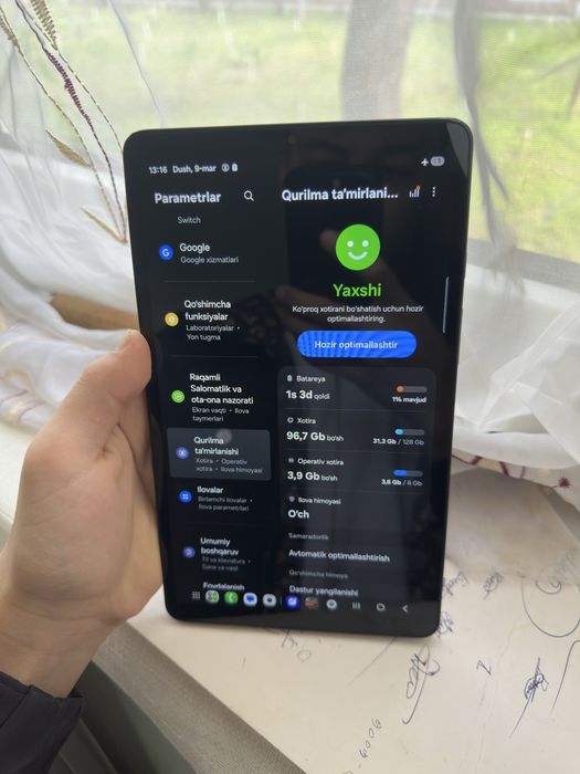 Samsung tab A9 128gb