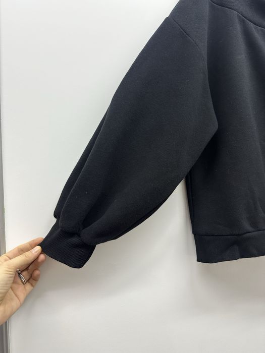 Hanorac maneci bufante negru H&M fara umeri