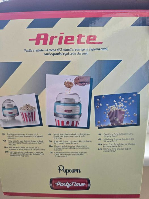 Машина детска за пуканки PARTY TIME Ariete