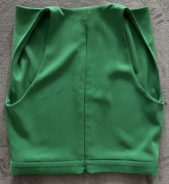 Зелен Кроп Топ Zara XS