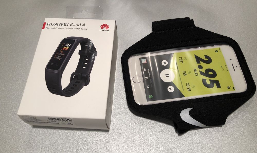 Set huawei band 4 + nike armband