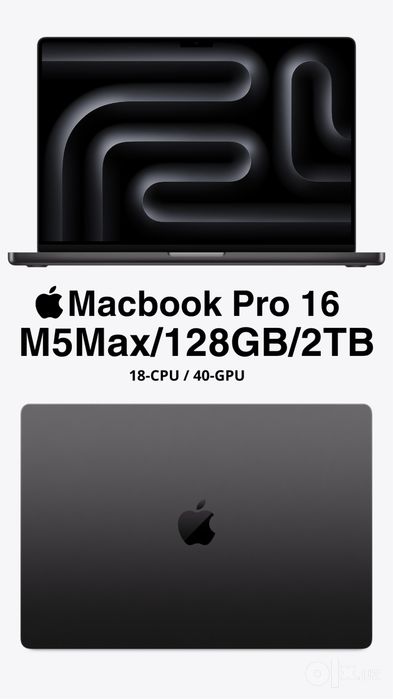 Macbook Pro 16 M5Max/128GB/2TB/SpaceBlack (18-CPU / 40-GPU)