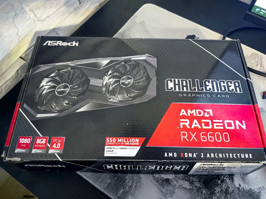 Видеокартаа Asrock challender d rx6600xt