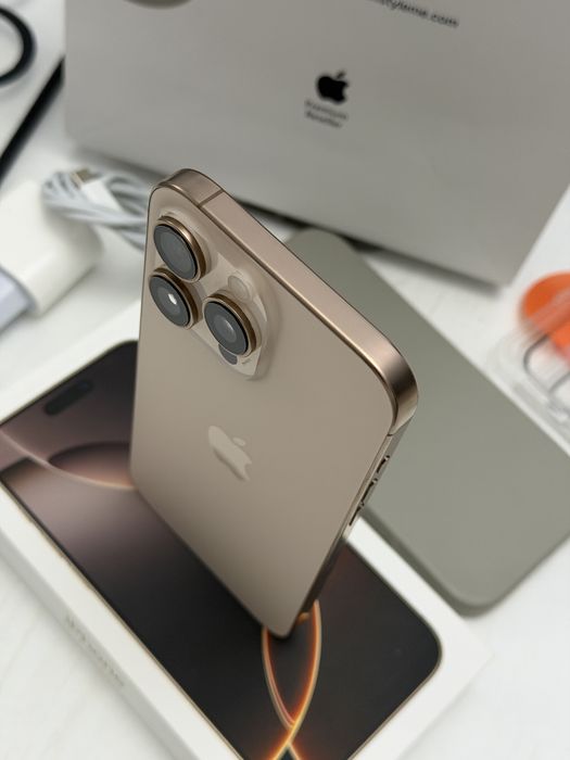 Iphone 16 Pro Max 256 gb Desert Titanium cu factura si garantie ca NOU!