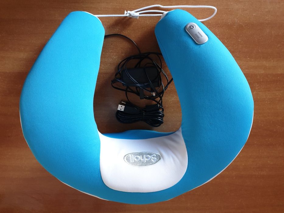 Perna Scholl masaj cu vibratie/ incalzire de calatorie