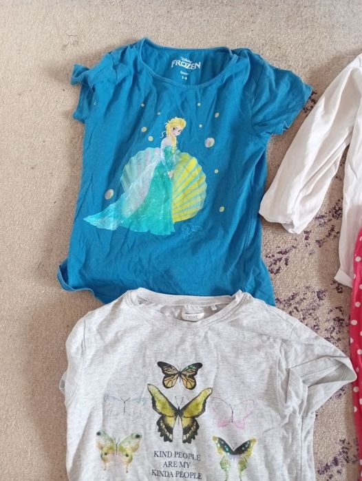 lot set pijamale tricouri 110 116 5 6 ani next sofiaman disney