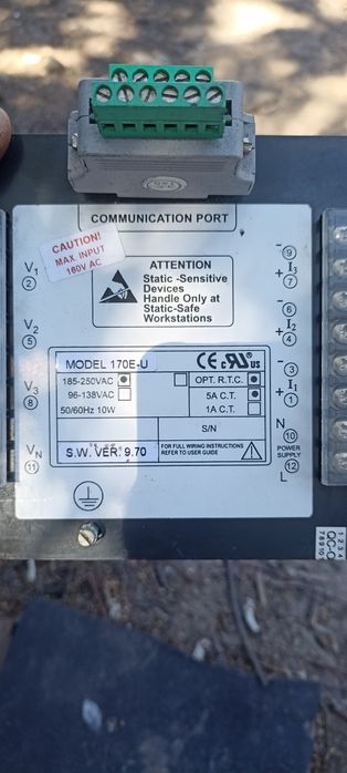 Продам многофункциональный счётчик SATEC PM170E 5A.