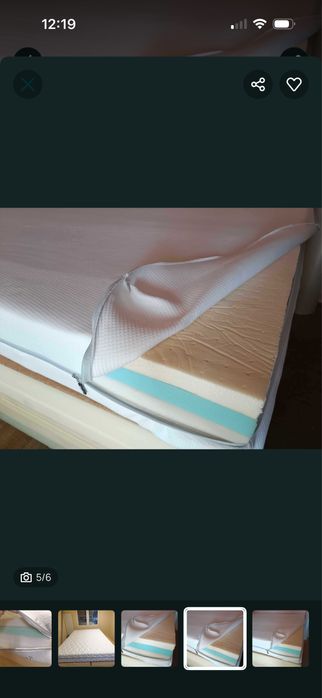 Vand saltea 500 lei noua 180 x 200