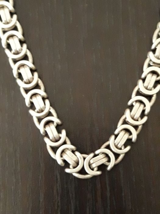 Lanț bărbătesc din argint, 85 g,