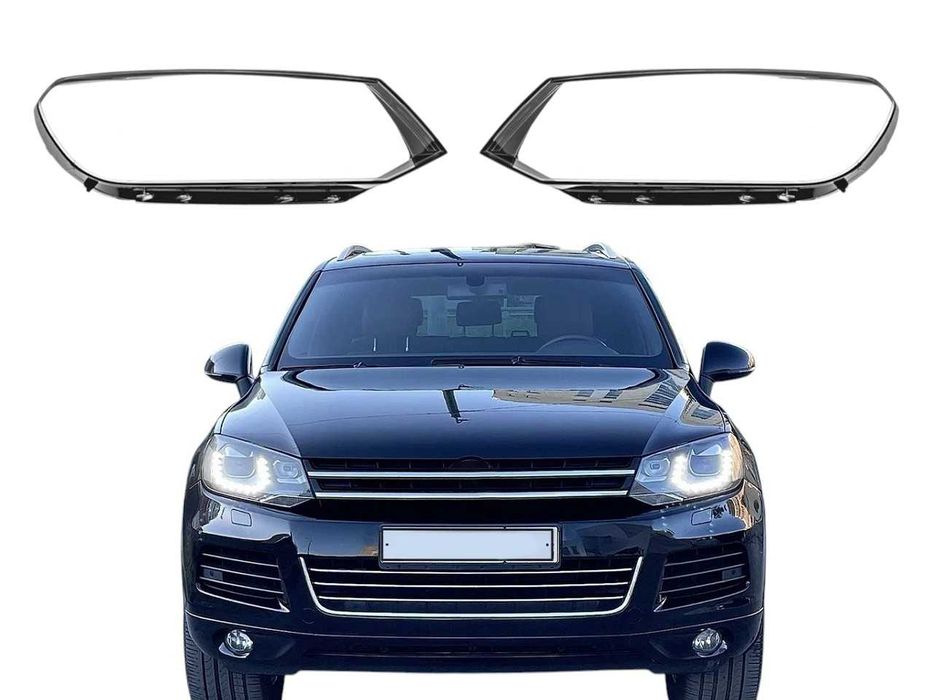 Стъкла за фар VW Touareg 11-14, Капаци за фар Touareg 11-