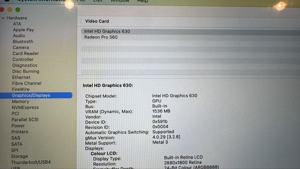 MacBook Pro 15 2017