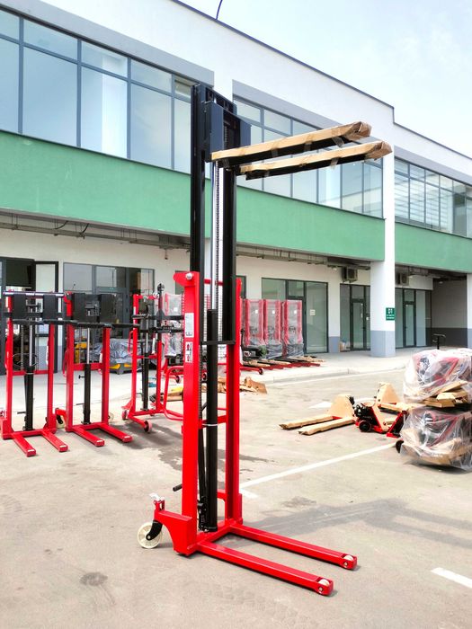 Штабелер ручная кара MUNULLI MS1030 1тонна 3метр рохля транспалет