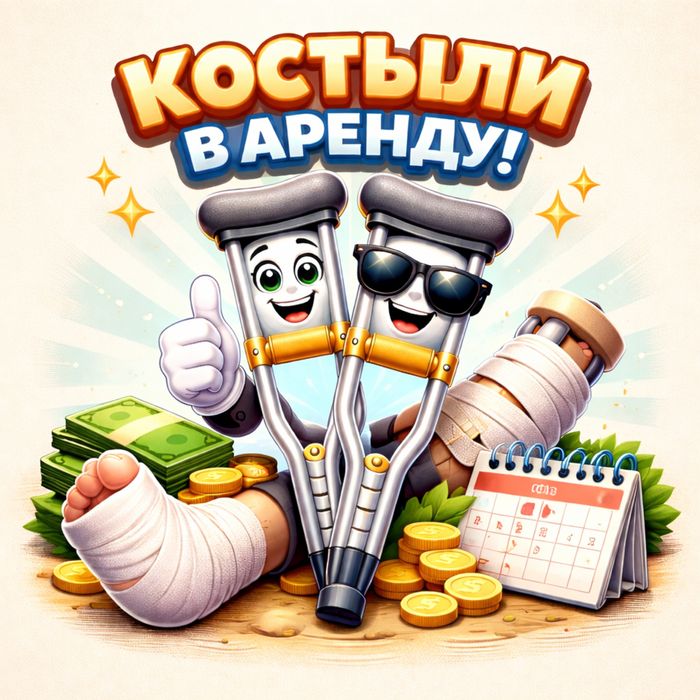 КОСТЫЛИ в аренду!!