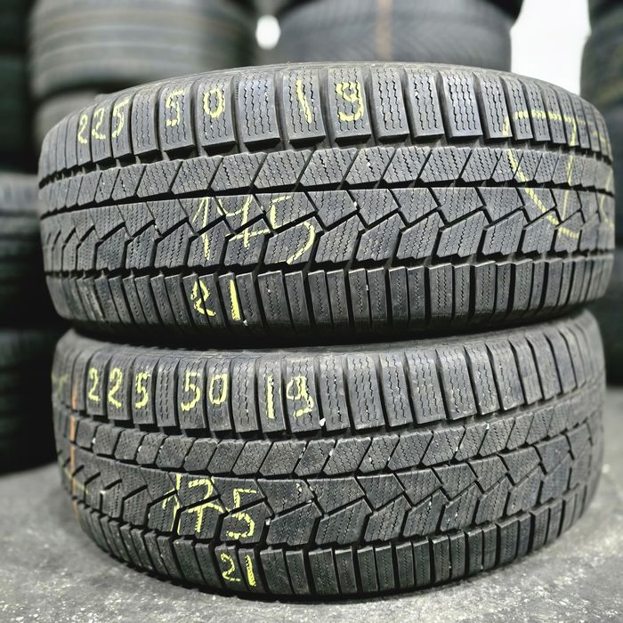 2x 225/50/19 M+S CONTINENTAL 2021 Stare excelentă