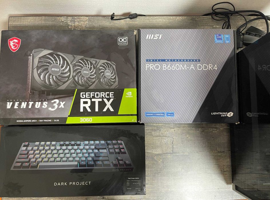 Игровой компьютер + монитор/мышь/клавиатура(3060(12gb)/12400f/16ram)