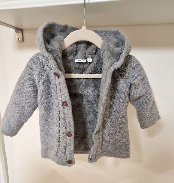 Бебешка жилетка Name it, размер 68 (4-6 месеца)