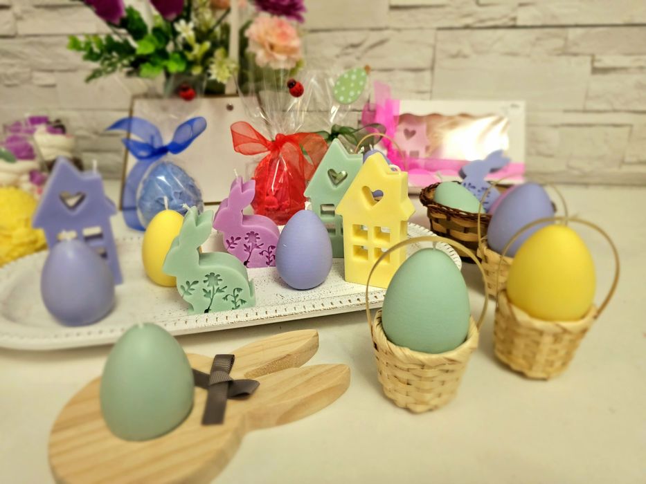 Великденски свещи от 100% соев восък