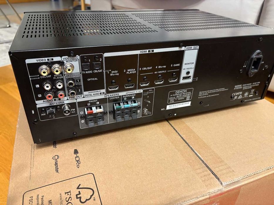 Receiver Denon AVR X520BT