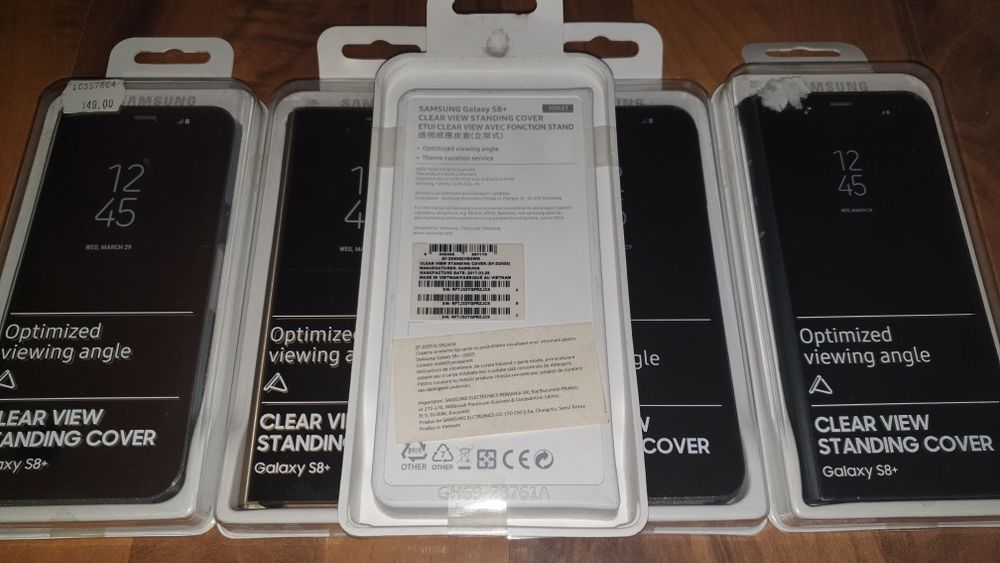 Husa flip smart activa originala Samsung Clear View S8+ S8 Plus G955