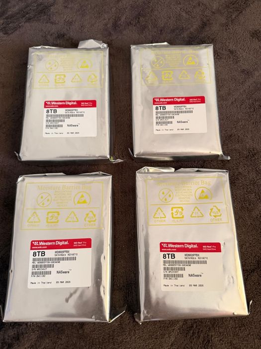 Hard Disk Western Digital Red Pro, 8 TB NAS, SATA-III 6 Gbps (Sigilat)