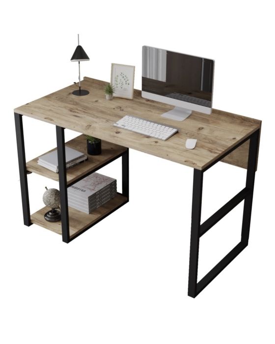 Лофт стол с полками. Размер: 110/60см