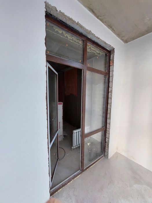 Панорамное Пластиковое окно балконный блок стеклопакет: 99 000 тг ...