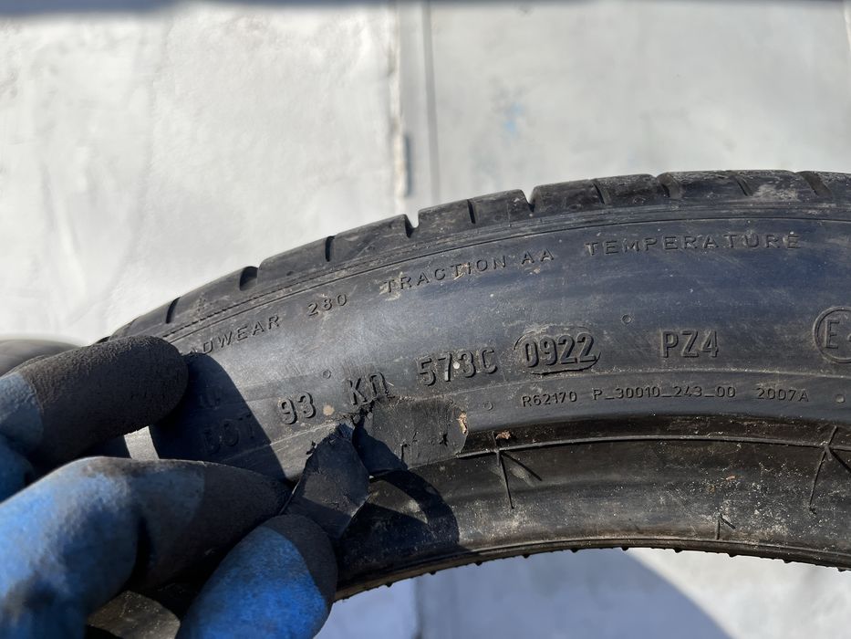 4 бр. летни гуми 245/45/20 и 275/40/20 Pirelli DOT 0922/2122 6+/6,5 mm
