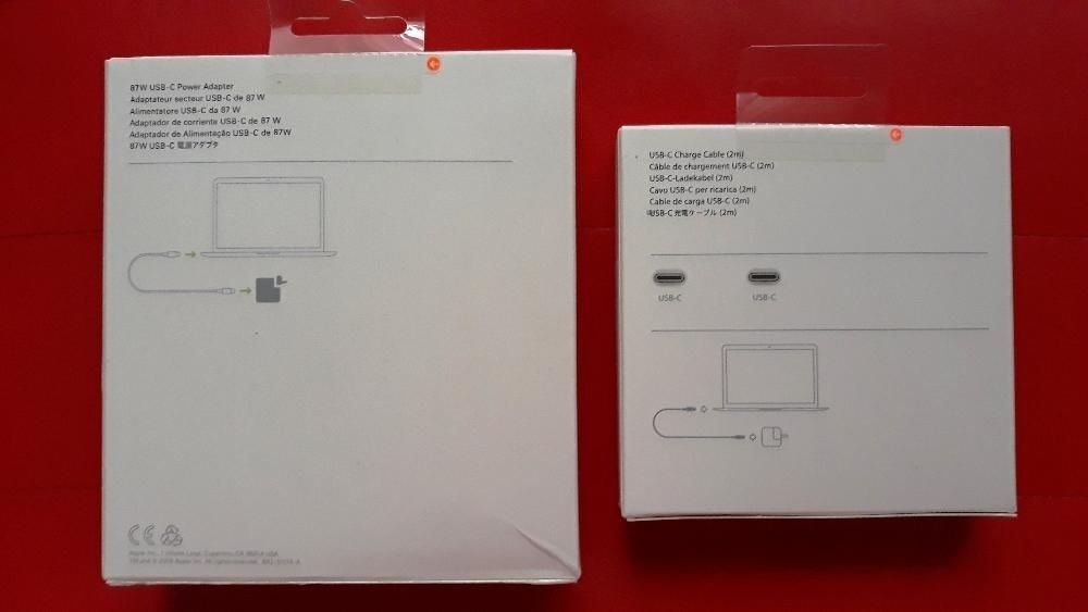 Incarcator priza +Cablu USB-C 87W ORIGINAL Apple Macbook Pro 15" A1706