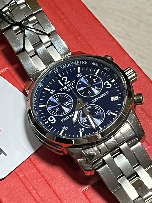 Ceas Tissot PRC 200 Bleu Dial Cronometer