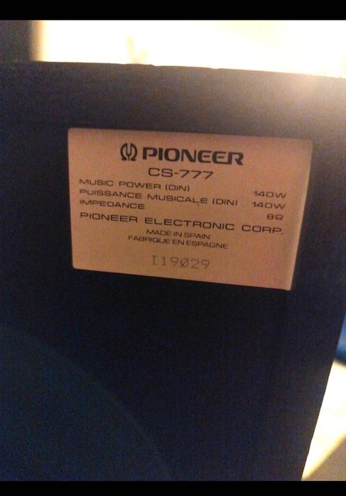 Boxe muzicale Pioneer cs - 777