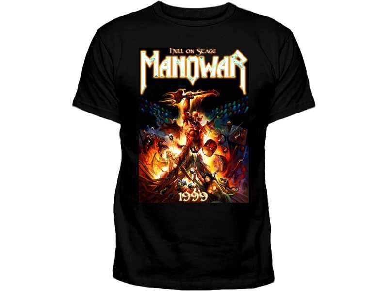 Рок тениска Manowar 7 модела всички размери